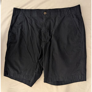 Architect Active Flex Deck Shorts Mens Sz 38 Black Cotton Stretch Chino Casual